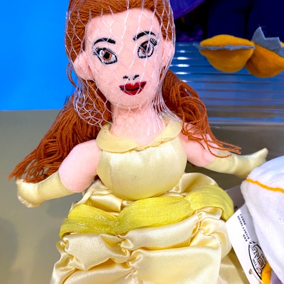 DISNEY EXCLUSIVE NWT VTG 90s BEAUTY AND THE BEAST BEAN BAG PLUSH COMPLETE SET/6 - Picture 13 of 16